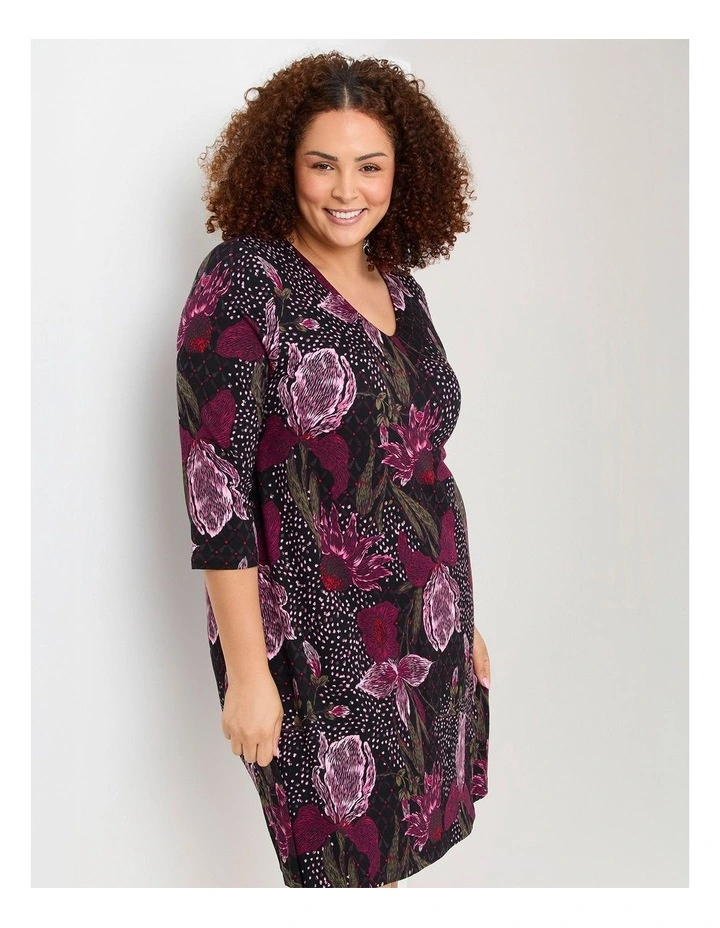 Bamboo Winter Whisper Nightie Print image 3