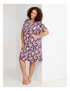 Bamboo Fleur Print Nightie Print