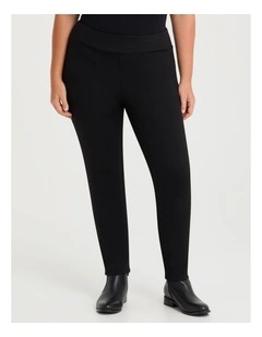 Ponte Cleo Slim Leg Pant Black