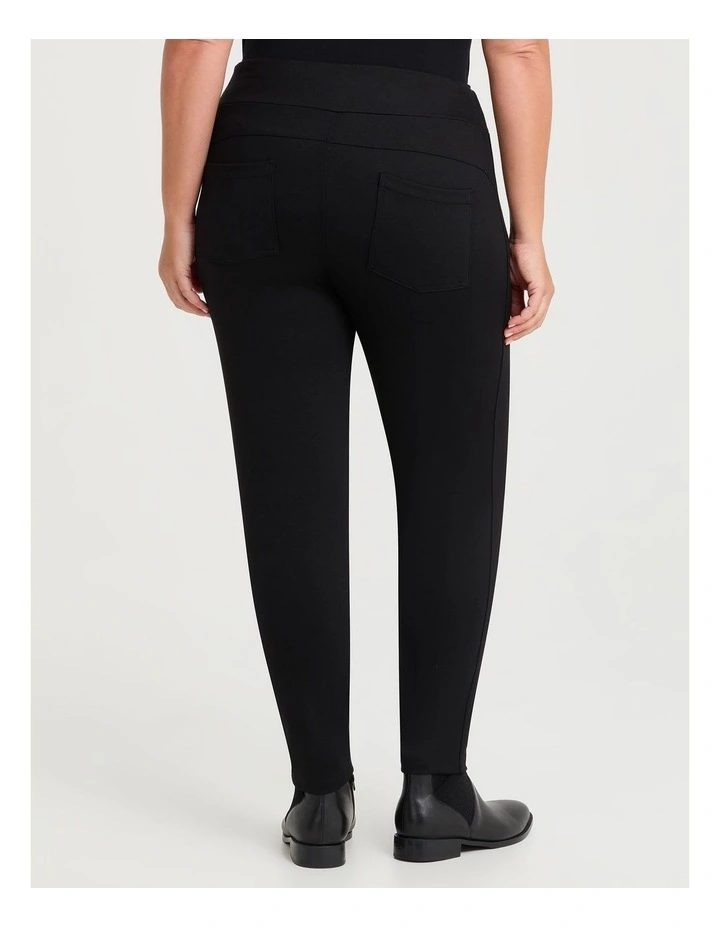 Ponte Cleo Slim Leg Pant Black image 2
