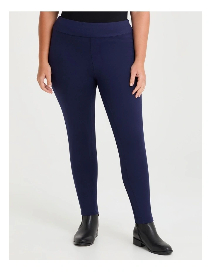 Ponte Cleo Slim Leg Pant in Indigo Violet image 1