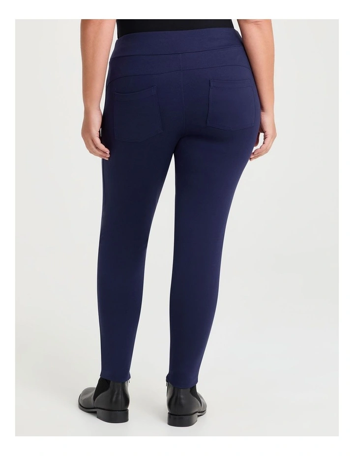 Ponte Cleo Slim Leg Pant in Indigo Violet image 2