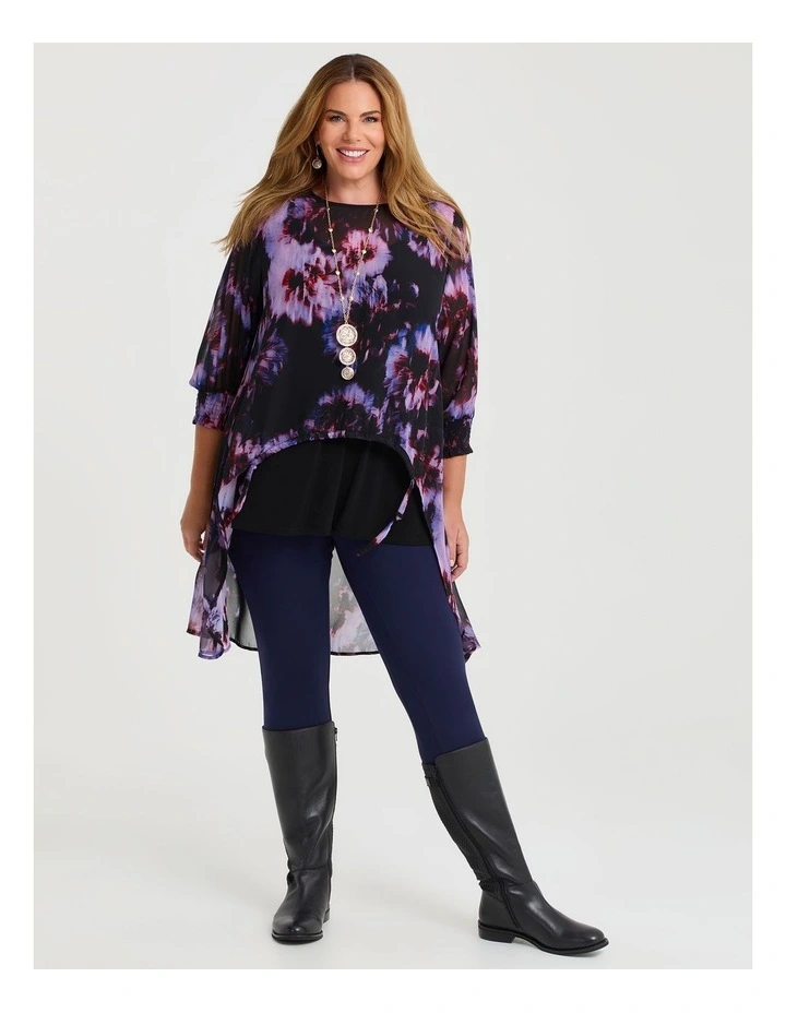 Ponte Cleo Slim Leg Pant in Indigo Violet image 3