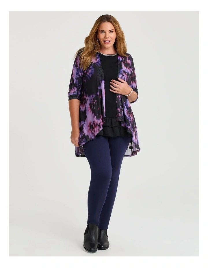 Ponte Cleo Slim Leg Pant in Indigo Violet image 4