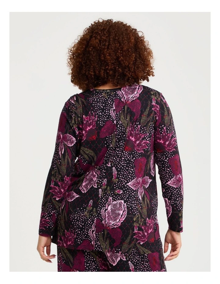 Bamboo Winter Whisper Pyjama Top Print image 2