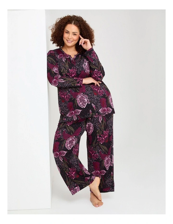 Bamboo Winter Whisper Pyjama Top Print image 3