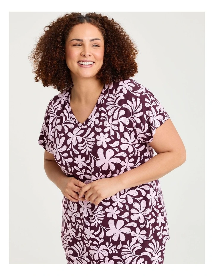 Bamboo Fleur Pyjama Top Print image 1