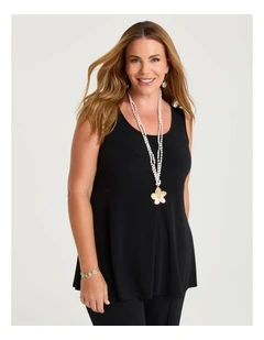 Elevate Layering Tank Black