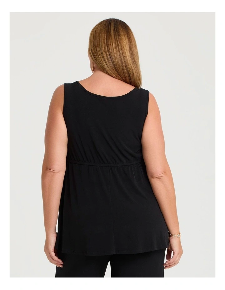 Elevate Layering Tank Black image 2