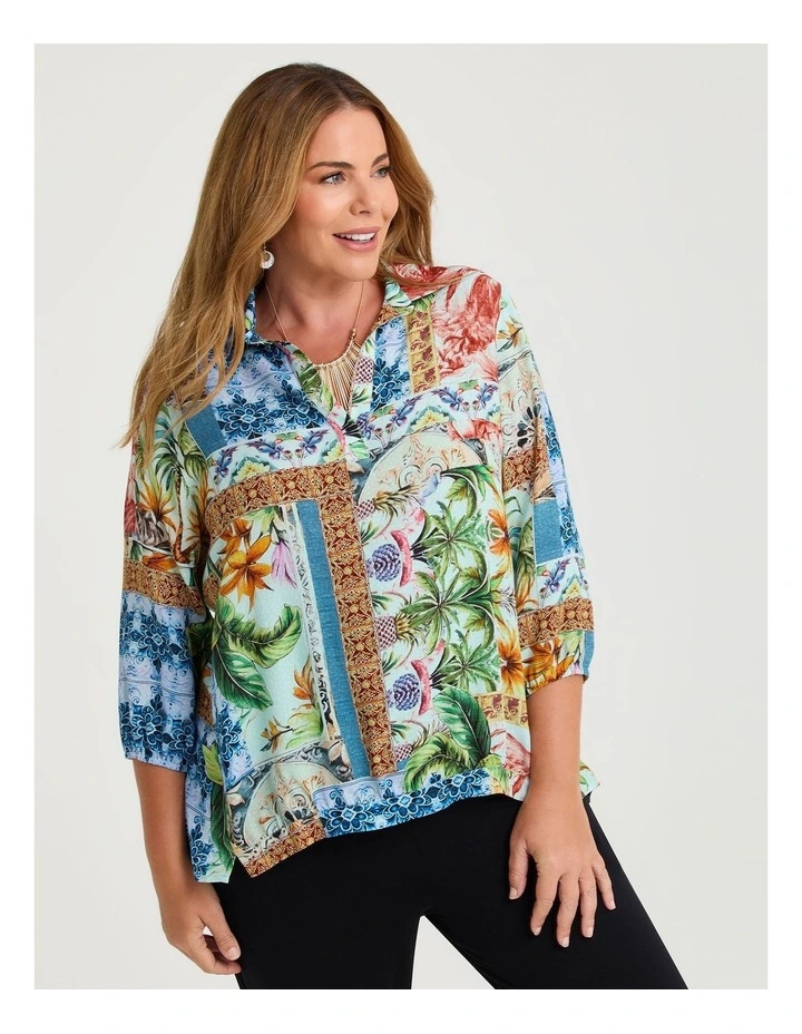 Natural Moana Top Print image 1