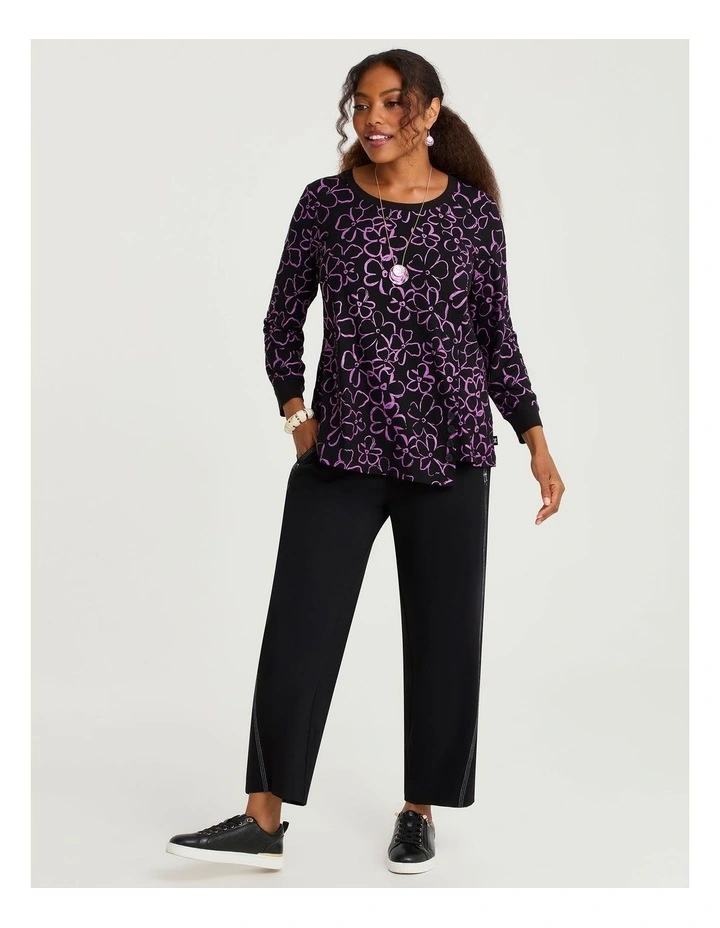 Natural Kaia Daisy Top Print image 2