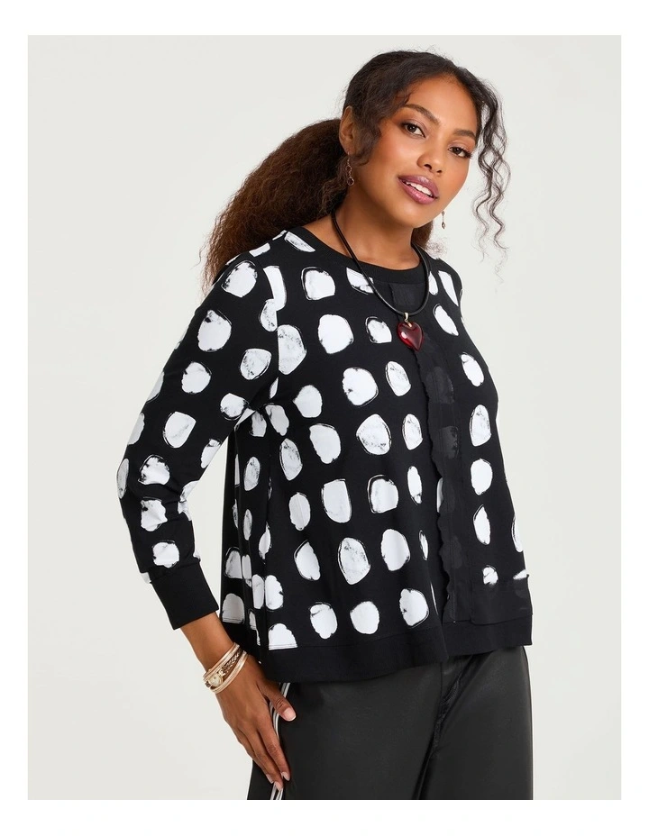 Natural Printed Obsession Top Print image 3