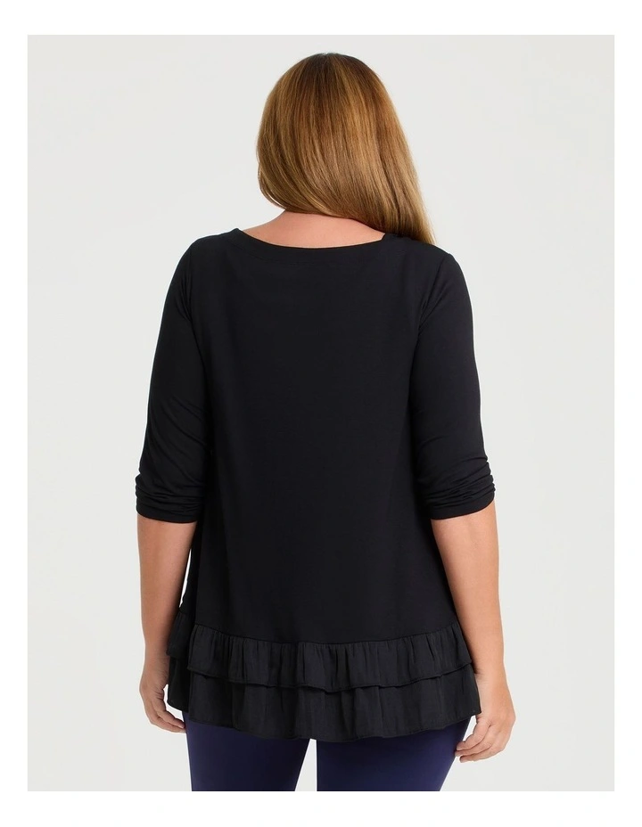 Bamboo Luxe Gabrielle Top Black image 2