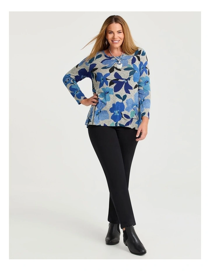 Bamboo Cosy Print Button Top Print image 3