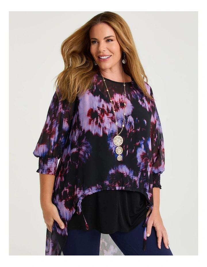 Misty Chiffon Tunic Print image 1