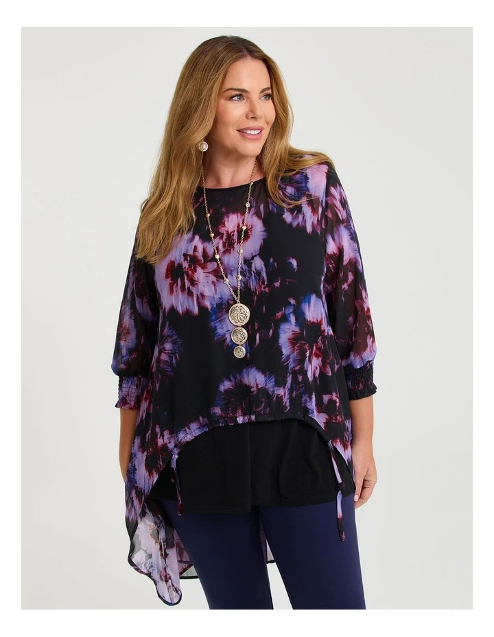 Misty Chiffon Tunic Print image 3