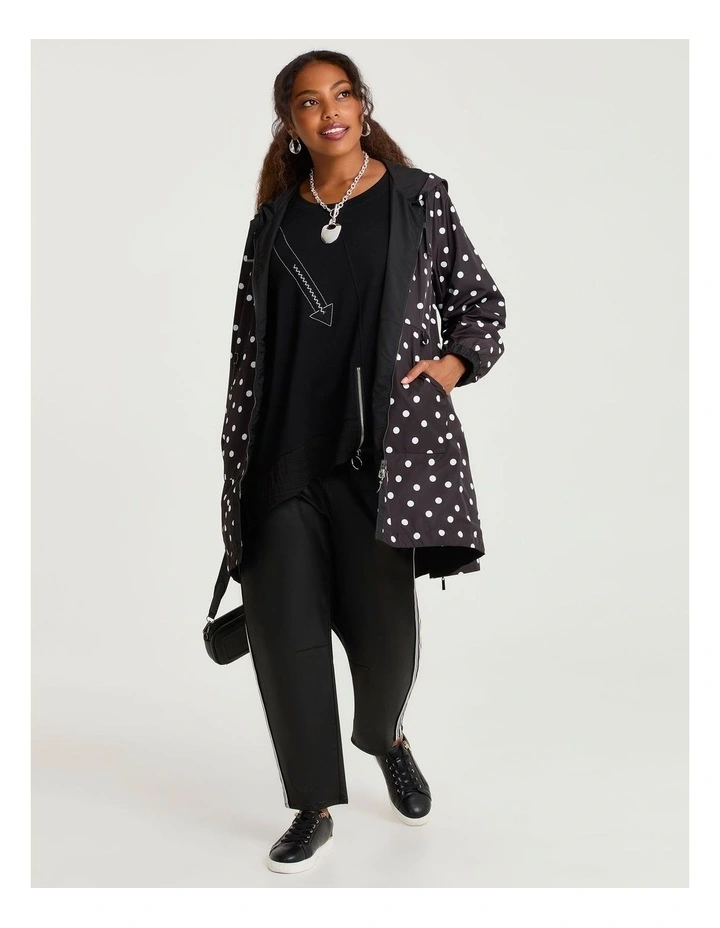 Natural Zip Tunic Black image 4