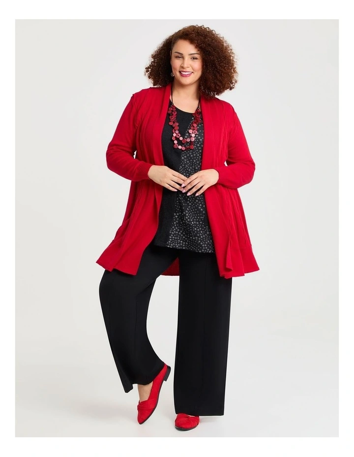 Bold Muse Spliced Snug Tunic in Black image 5