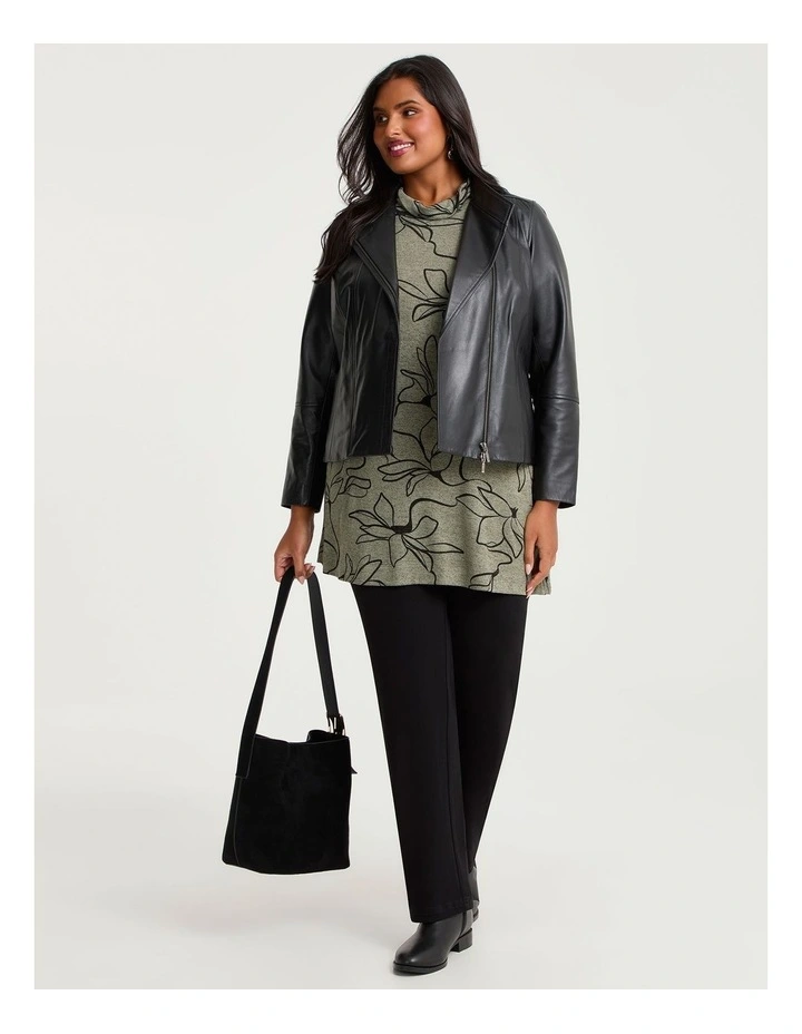 Bamboo Cosy Linear Floral Tunic Print image 4