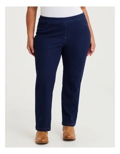 Petite Best Friend Straight Leg Jean in Blue