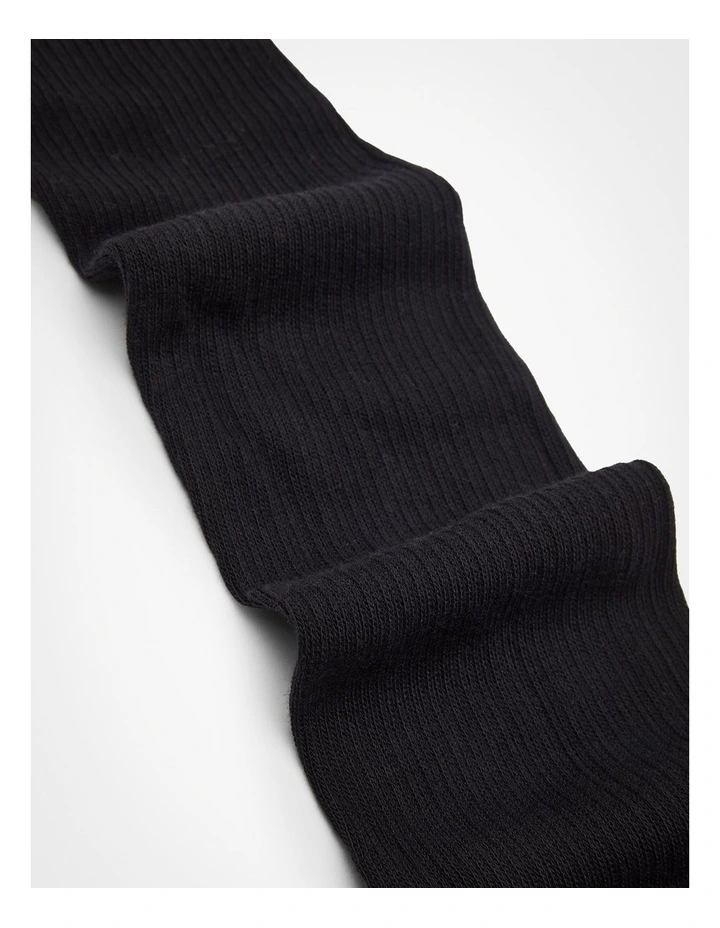 Compression Travel Socks in Black image 4