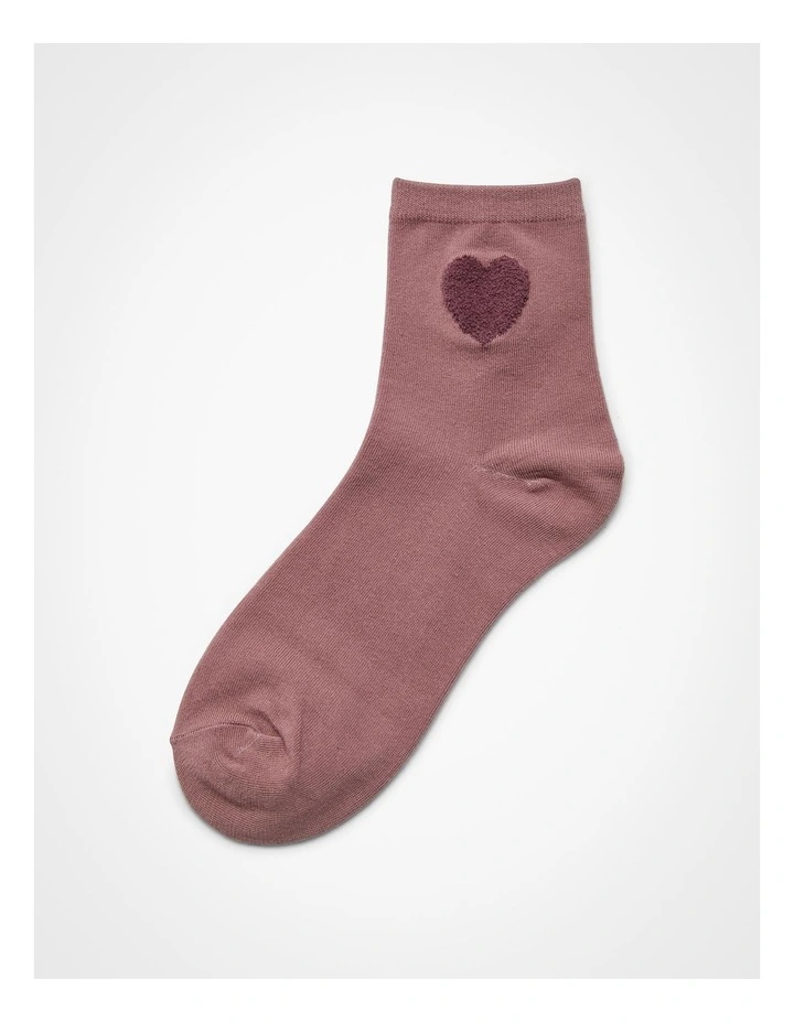 Cosy Pattern Cotton Socks 3 Pack in Multi image 3