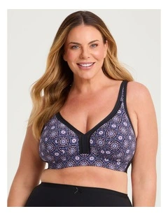Wirefree Cooling Lounge Bra Tile Print