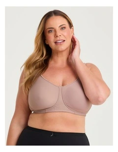 Wirefree Side Smoothing T-shirt Bra Mocha