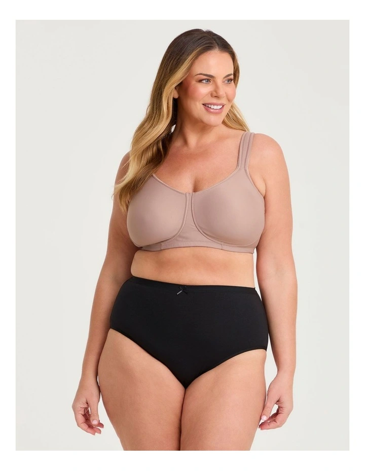 Wirefree Side Smoothing T-shirt Bra Mocha image 4