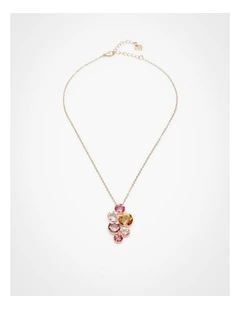Pretty Jewel Short Necklace in Champagne/Multi