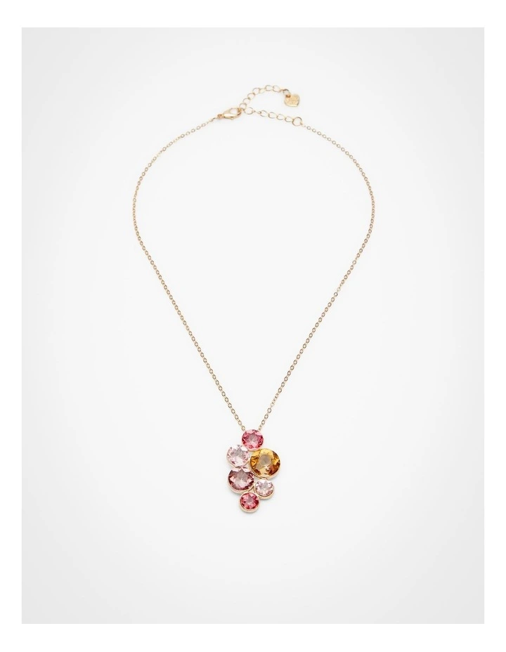 Pretty Jewel Short Necklace in Champagne/Multi image 1