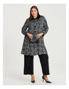 Check Me Out Swing Coat in Check