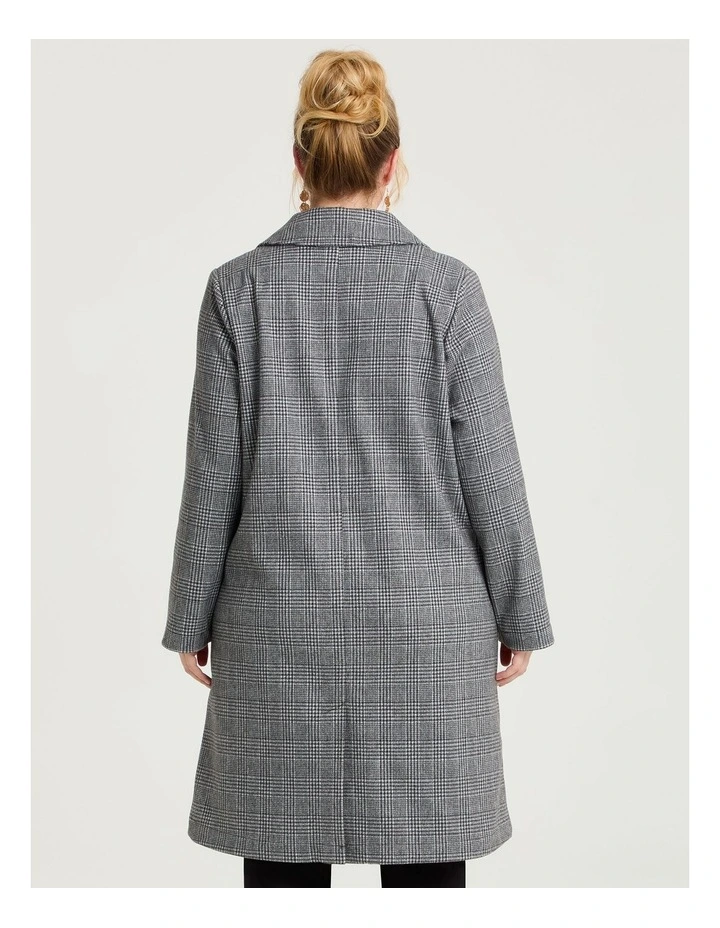 Check Longline Jacket Check image 2