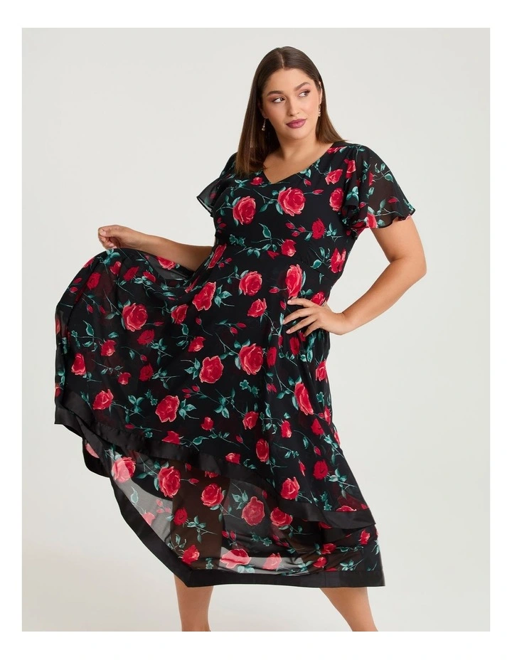 Rose Amazonia Event Maxi Dress Floral image 1