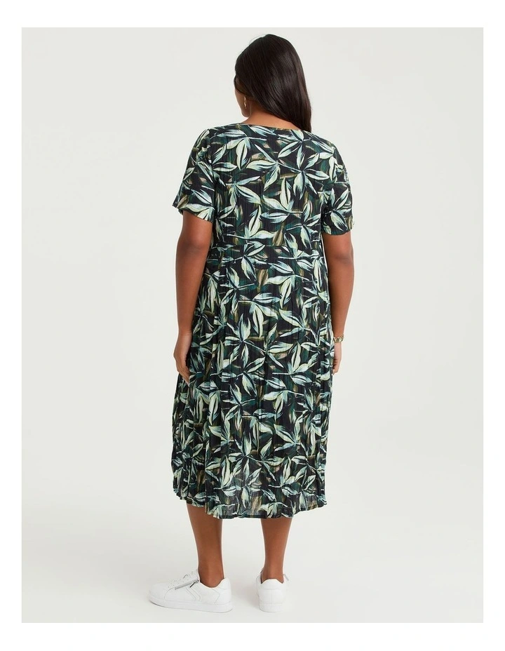 Cotton Gauze Favourite Dress Leaf Print image 2