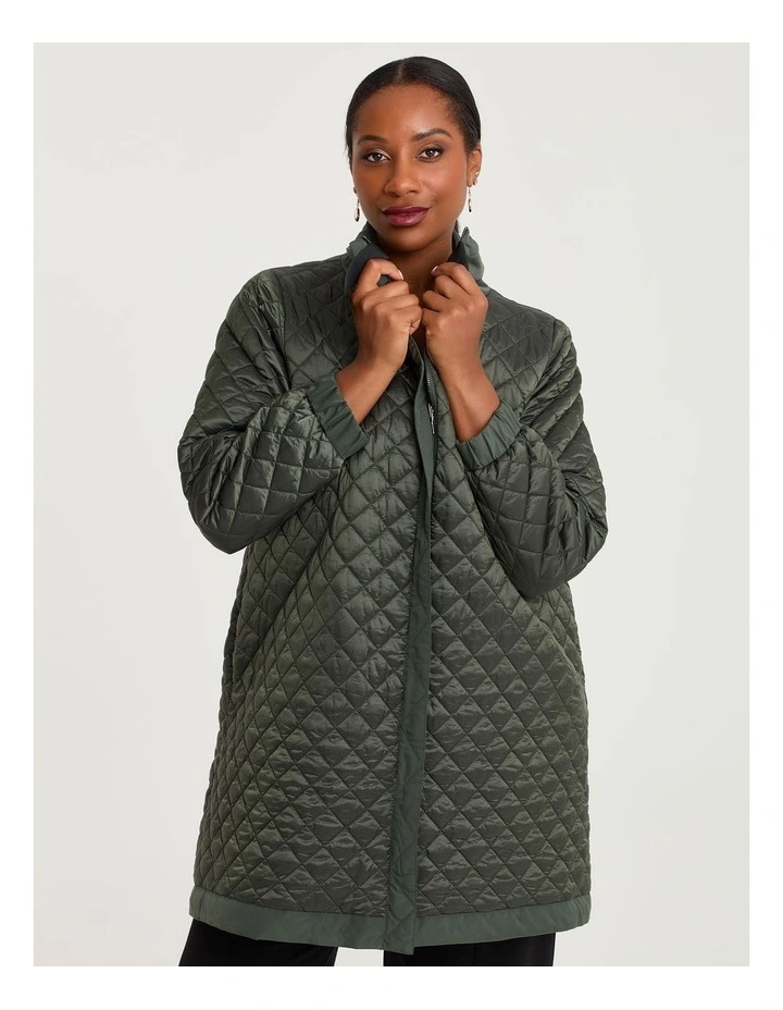 Reversible Ivy Shower Resist Jacket in Ivy Green/Black image 3