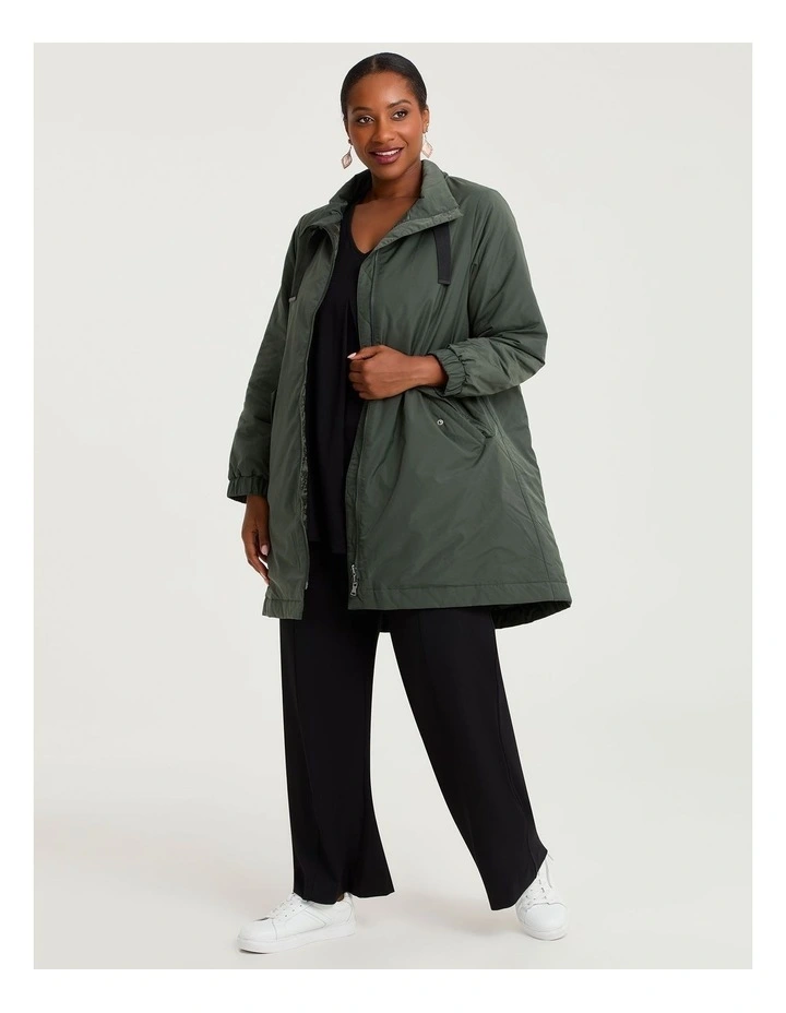 Reversible Ivy Shower Resist Jacket in Ivy Green/Black image 6