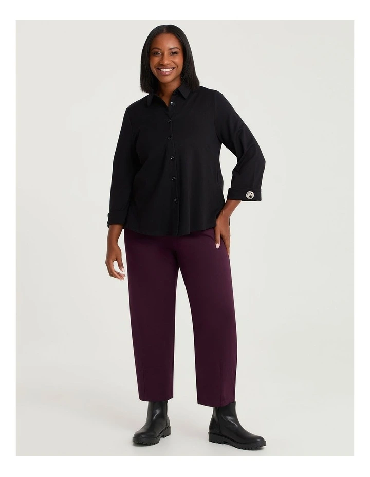 Swing Bamboo Ponte Jacket in Black image 4