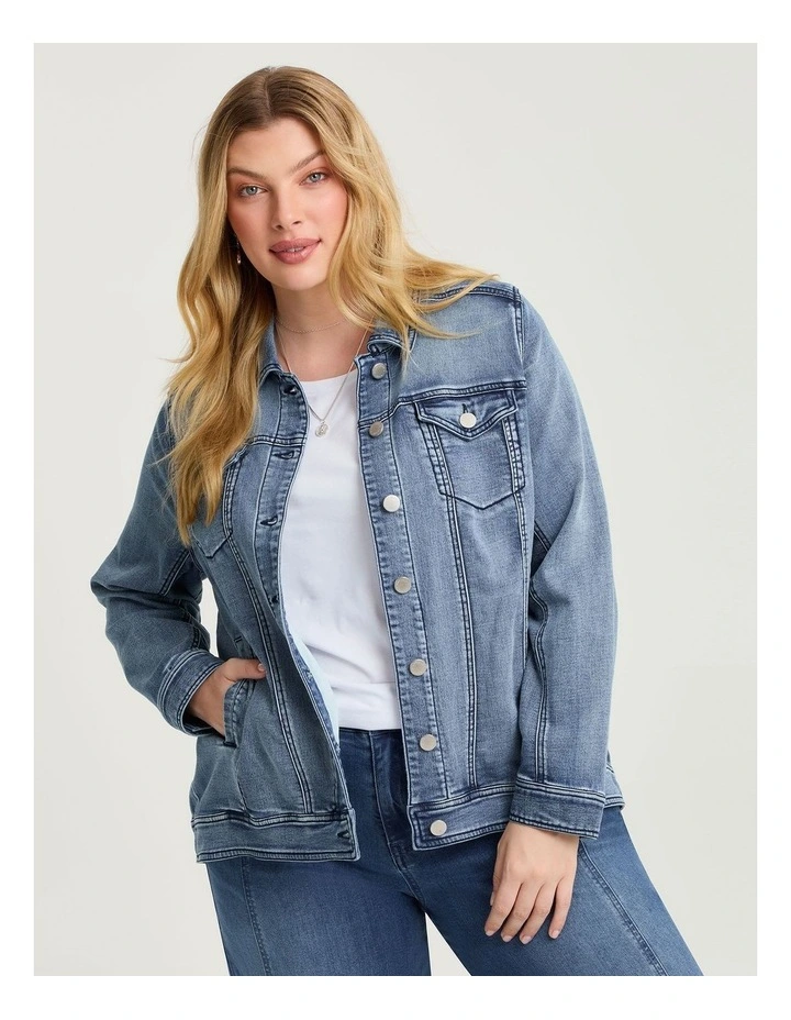 The Signature Denim Jacket Eden Blue Denim image 1