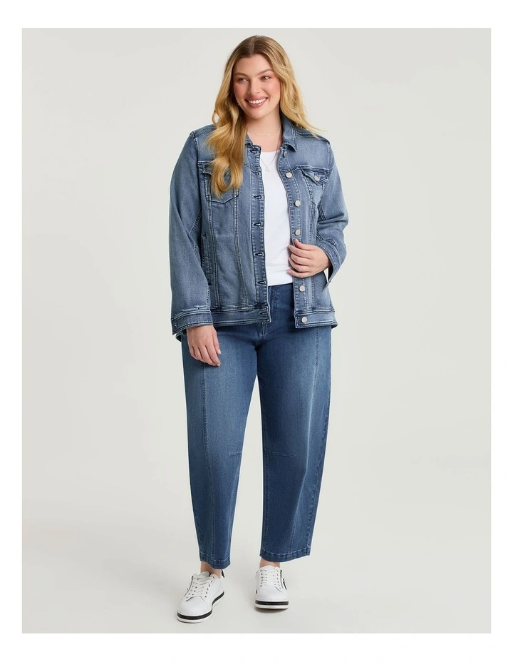 The Signature Denim Jacket Eden Blue Denim image 4