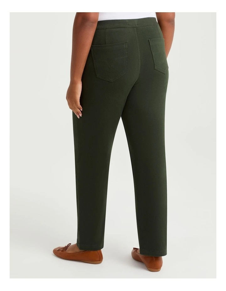 Best Friend Straight Leg Jean Chive image 2