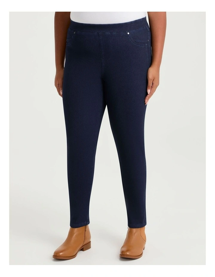 The Best Friend Jegging in Indigo image 1