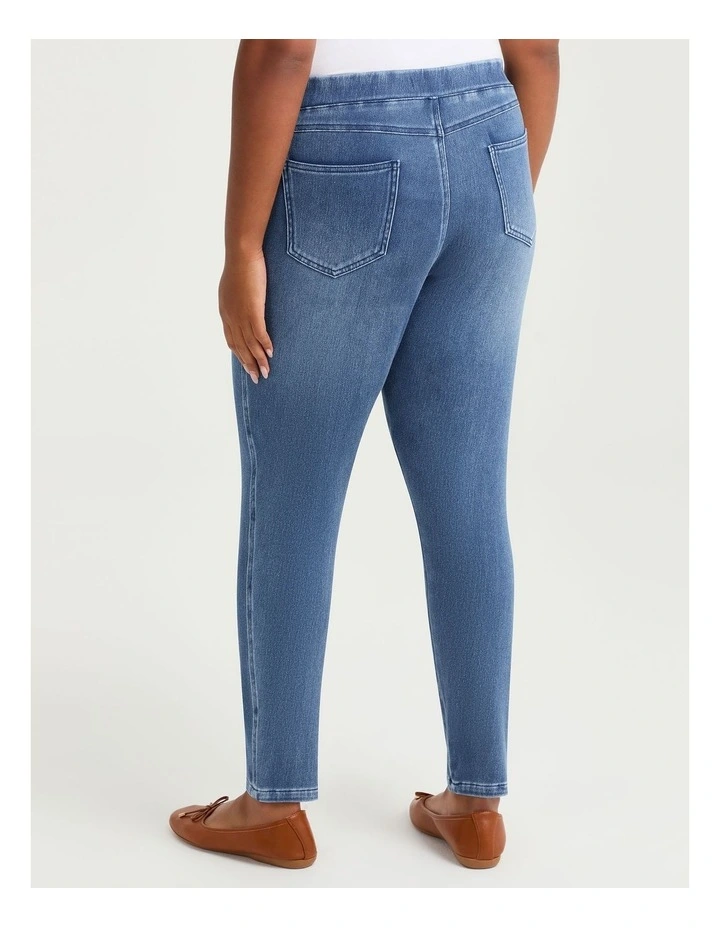 The Best Friend Jegging Mid Blue image 2