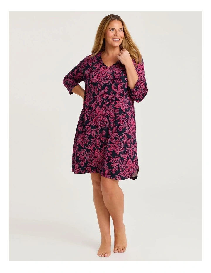 Bamboo Twilight Nightie Print image 1