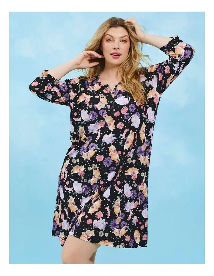 Winnie The Pooh Spot Nightie in Print image 4
