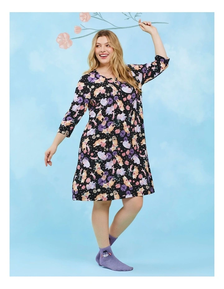 Winnie The Pooh Spot Nightie in Print image 5