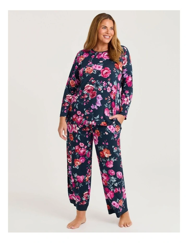 Bamboo Botanica Pyjama Top Print image 3