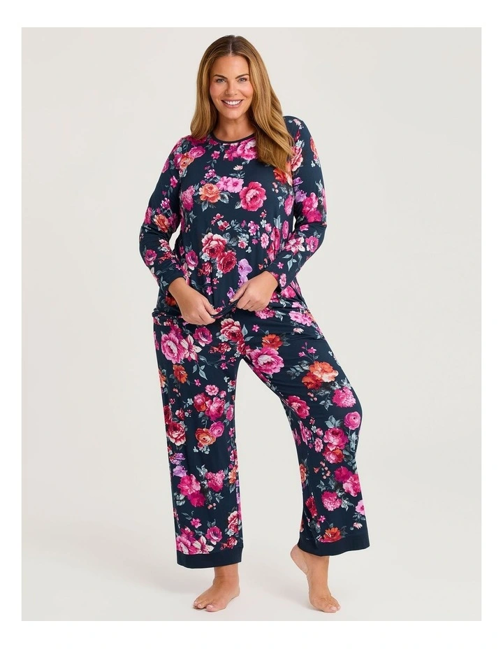 Bamboo Botanica Pyjama Top Print image 4