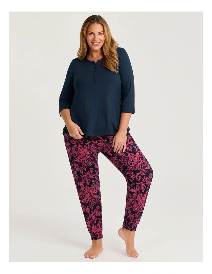 Bamboo Twilight Pyjama Top Carbon Blue image 4