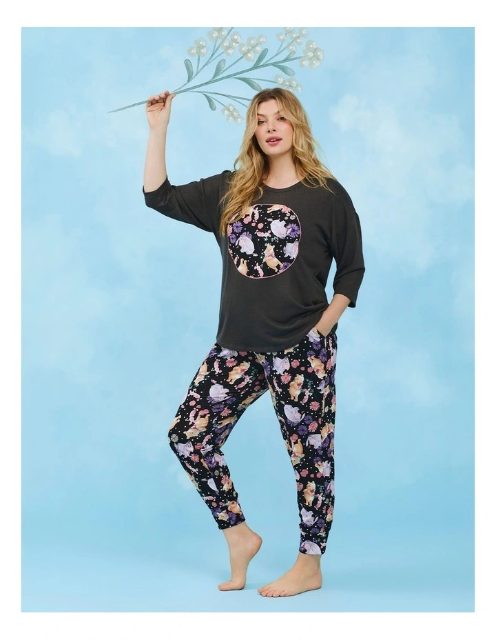 Winnie The Pooh Cosy Pyjama Pant in Print image 4